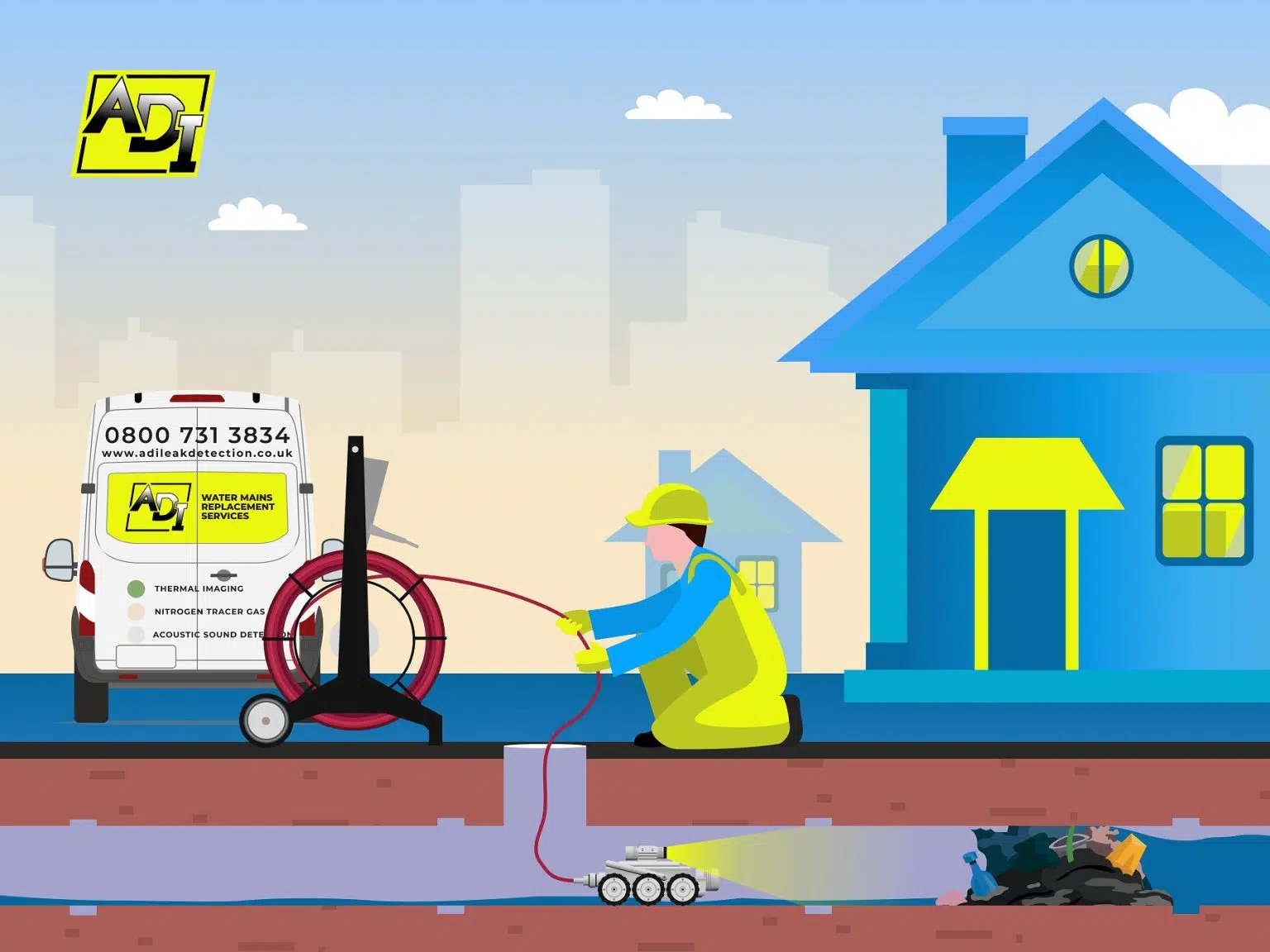 Drainage CCTV Surveys & Investigations Farnborough